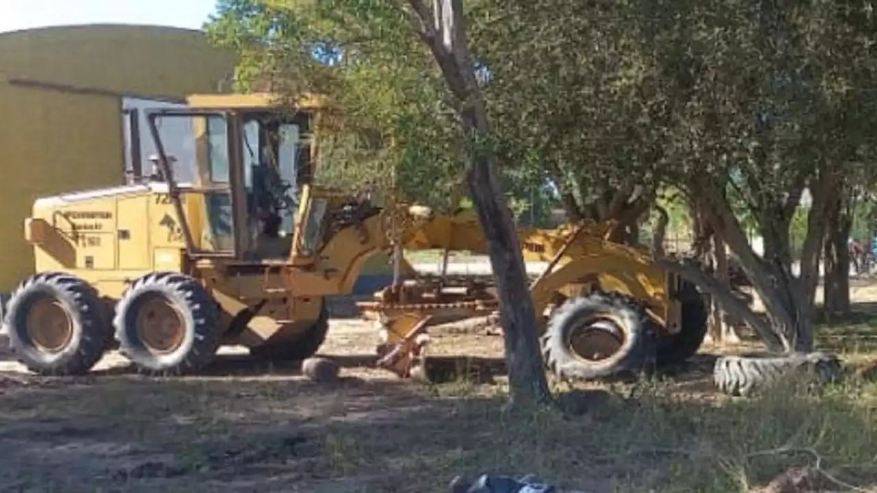 Inflaba una rueda de tractor y murió