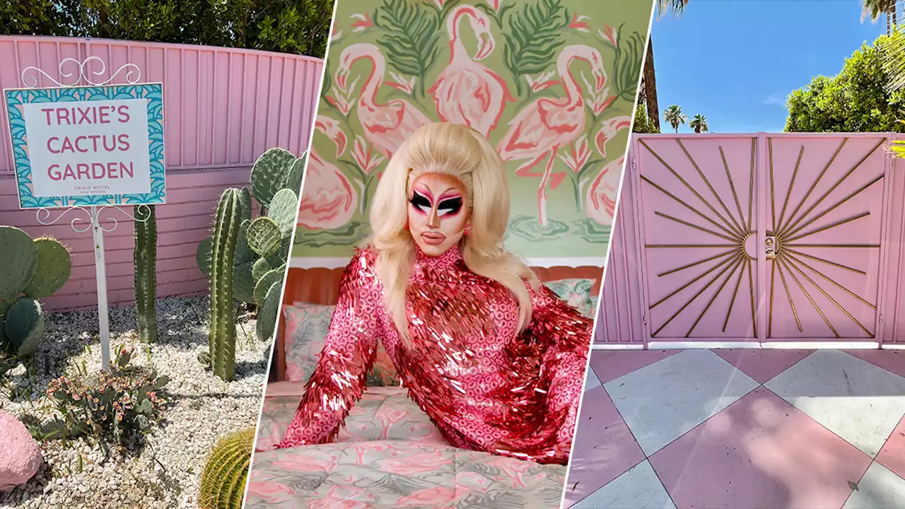 Drag Superstar Trixie Mattel Transformed a Rundown Palm Springs Motel Into a Pink Paradise