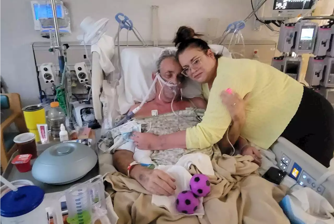 Man's daughter grants his dying wish by reuniting him with his biological father