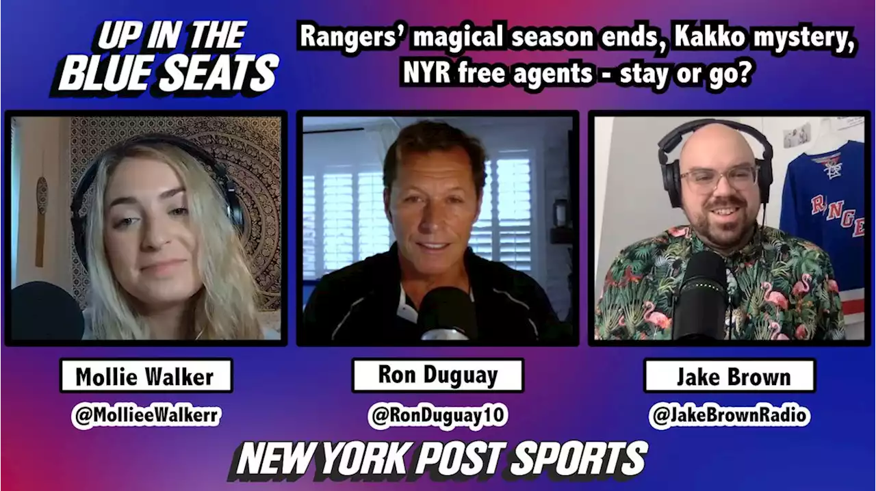 ‎Up In The Blue Seats: A NY Rangers Hockey Podcast from NY Post Sports: Rangers' Magical Season Ends, What's Next? on Apple Podcasts