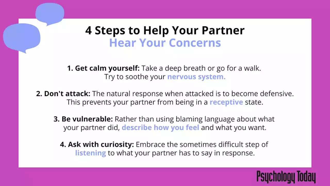 4 Steps to Help Your Partner Hear Your Concerns