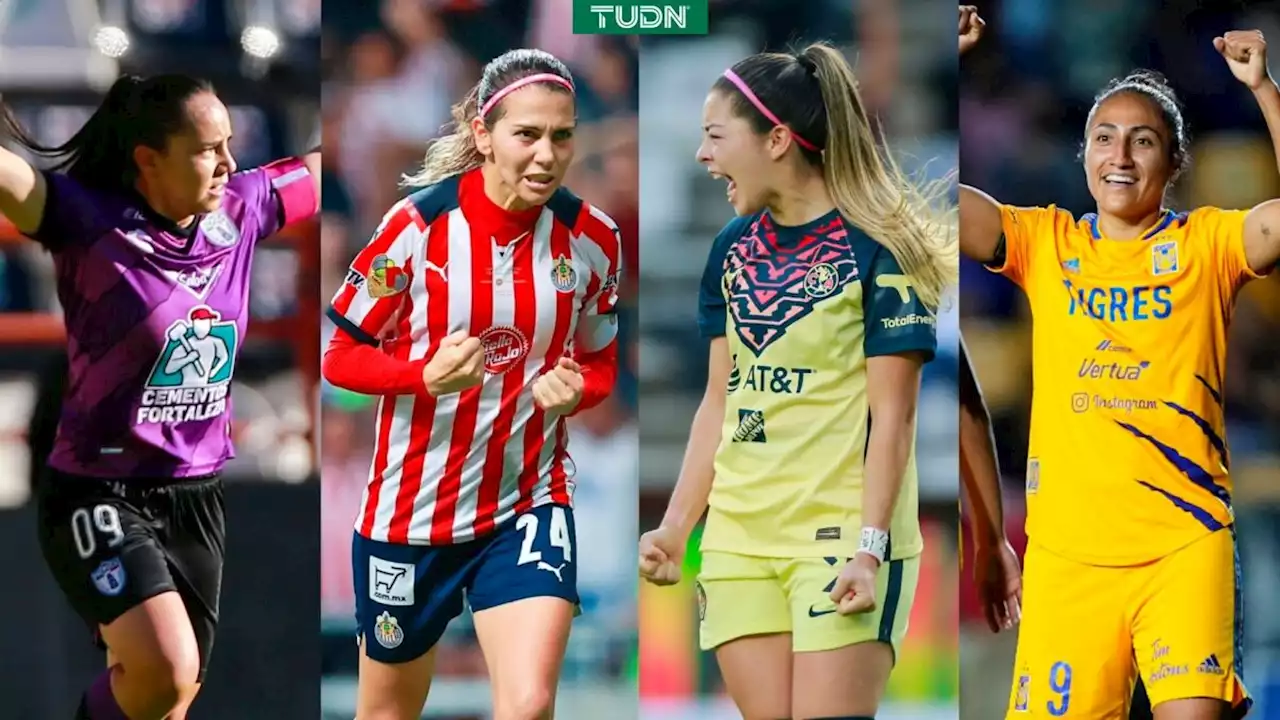 Cuatro goleadoras de Liga MX Femenil entre 13 más letales del mundo