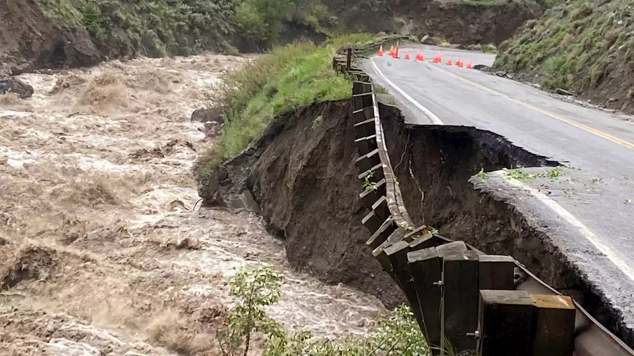 Yellowstone floods wipe out roads, bridges, strand visitors