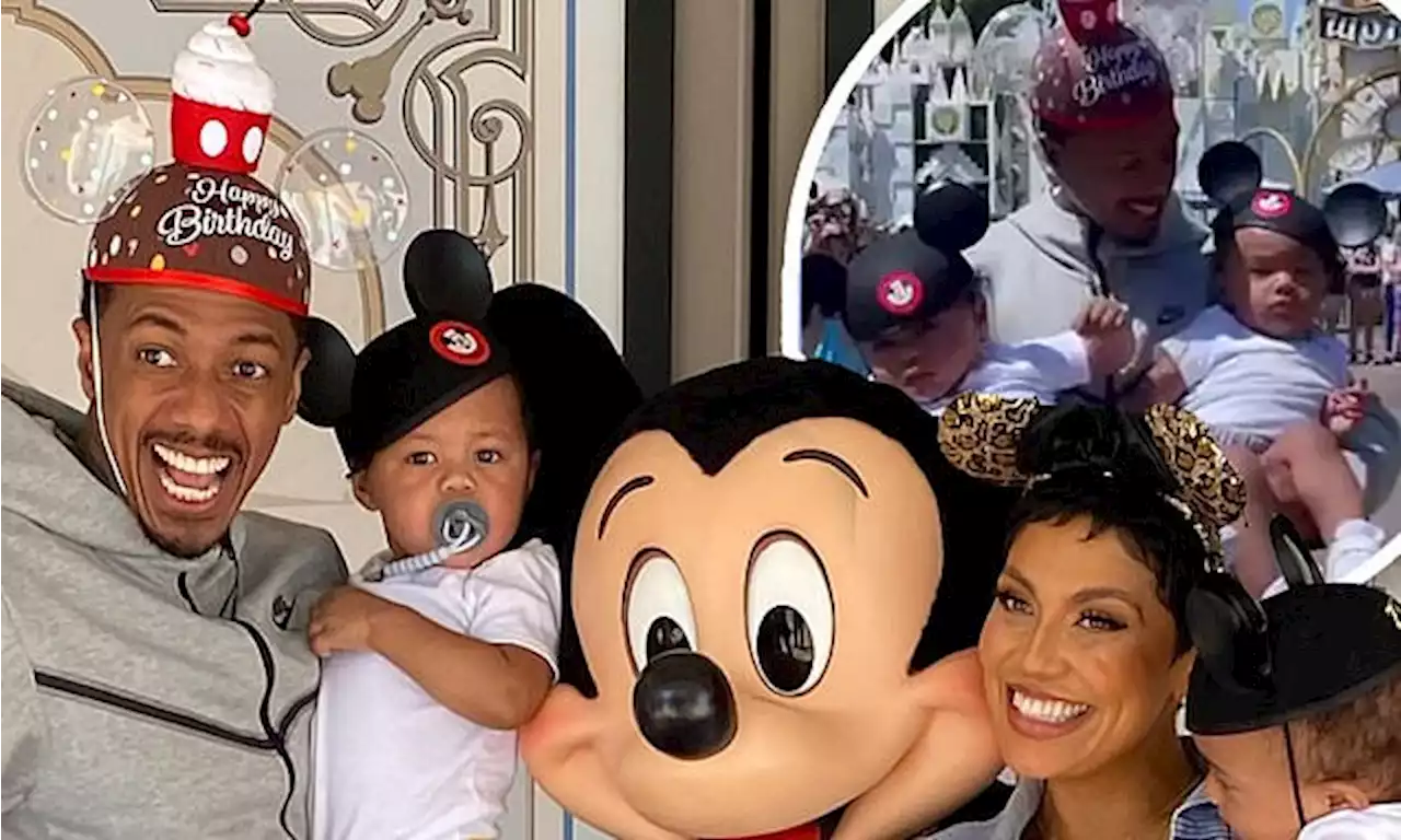 Nick Cannon and Abby celebrate twins' first birthday at Disneyland