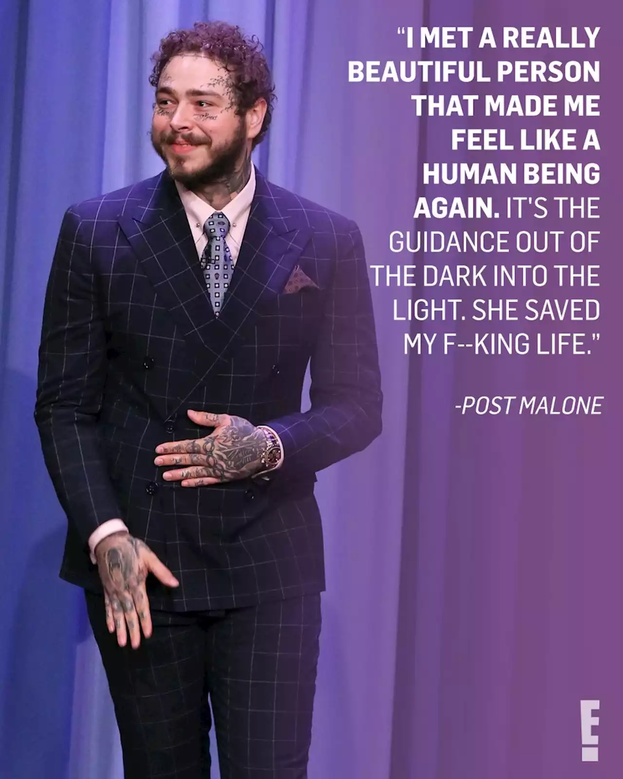 Post Malone Shares How His Fiancée Helped Him After “Rough” Period With Alcohol - E! Online