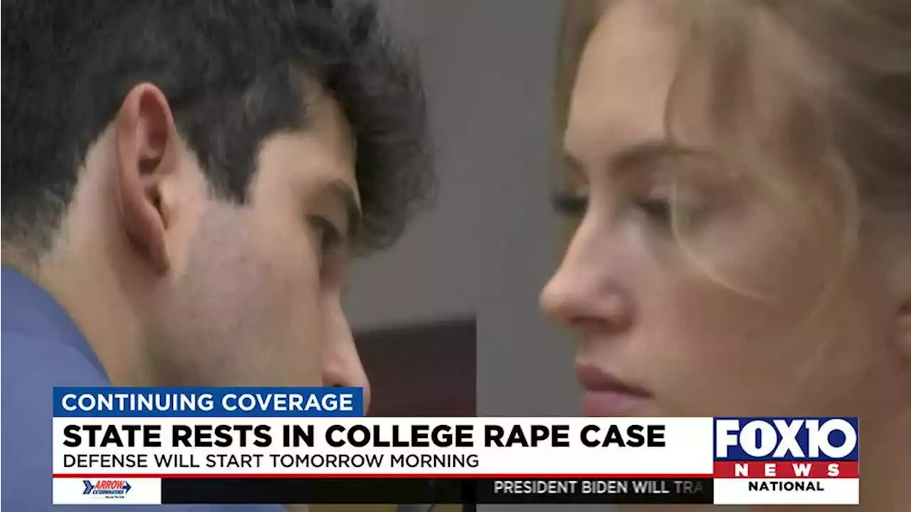 Prosecution rests in Spring Hill College rape trial