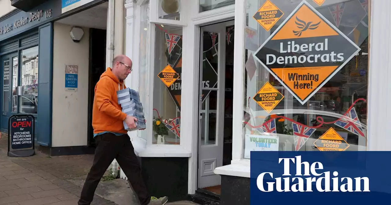 Lib Dems say they trail only narrowly in Tiverton and Honiton race