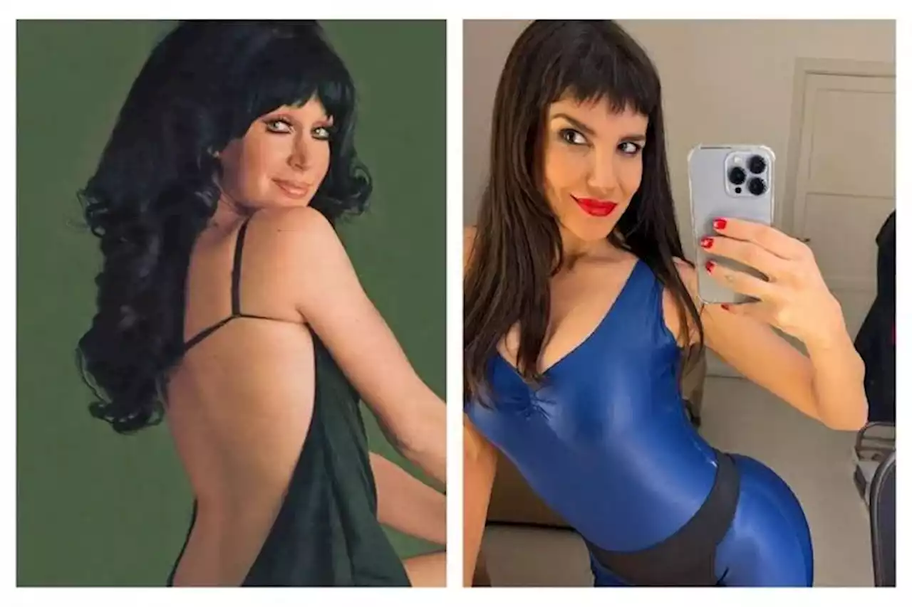 ¿Inspirada en Moria? Andrea Rincón compartió una foto caracterizada como una vedette de los 80 y las redes estallaron