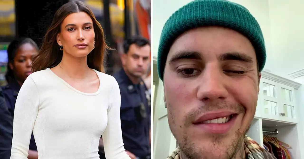 Hailey Bieber issues update on husband Justin's health amid facial paralysis