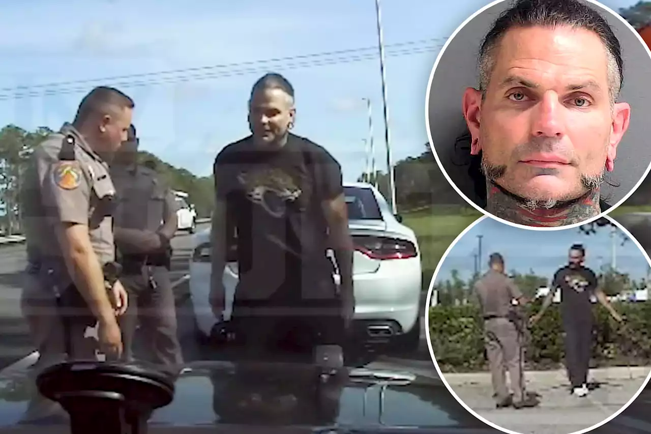 Jeff Hardy had three officers draw guns on him during Florida DUI arrest