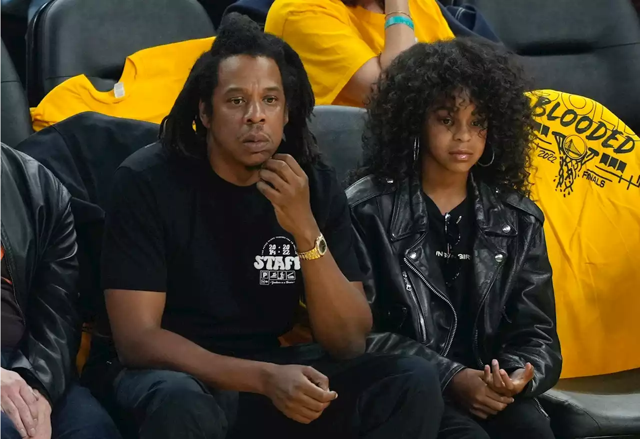 Blue Ivy Is Totally Embarrassed By Her Dad At NBA Finals