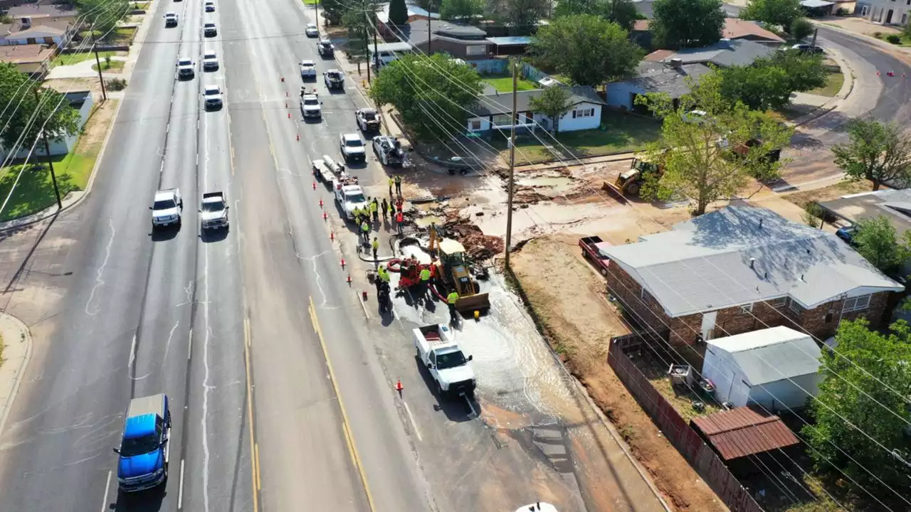 West Texas city's water taps go dry after main break