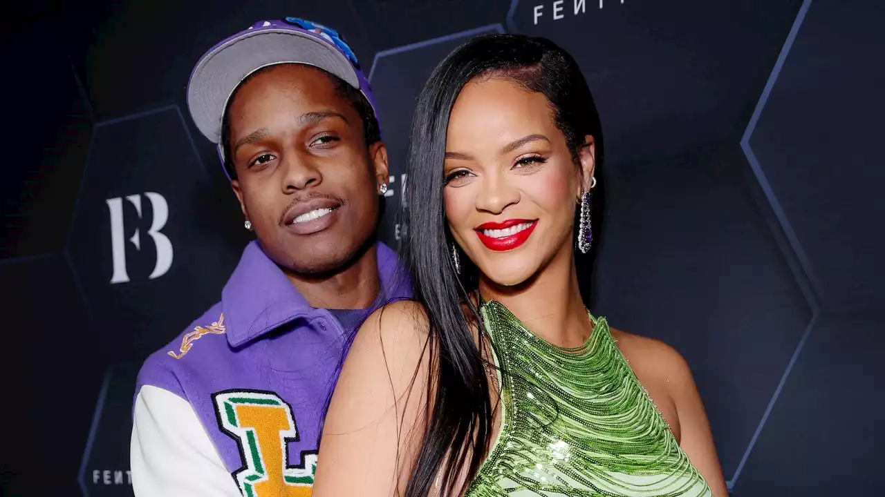 Rihanna Steals A$AP Rocky's Clothes