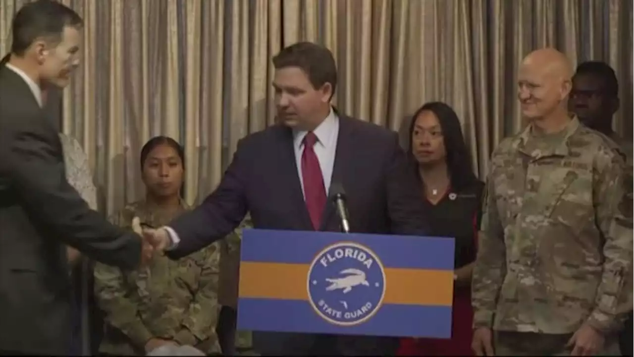 Gov. Ron DeSantis introduces head of Florida State Guard