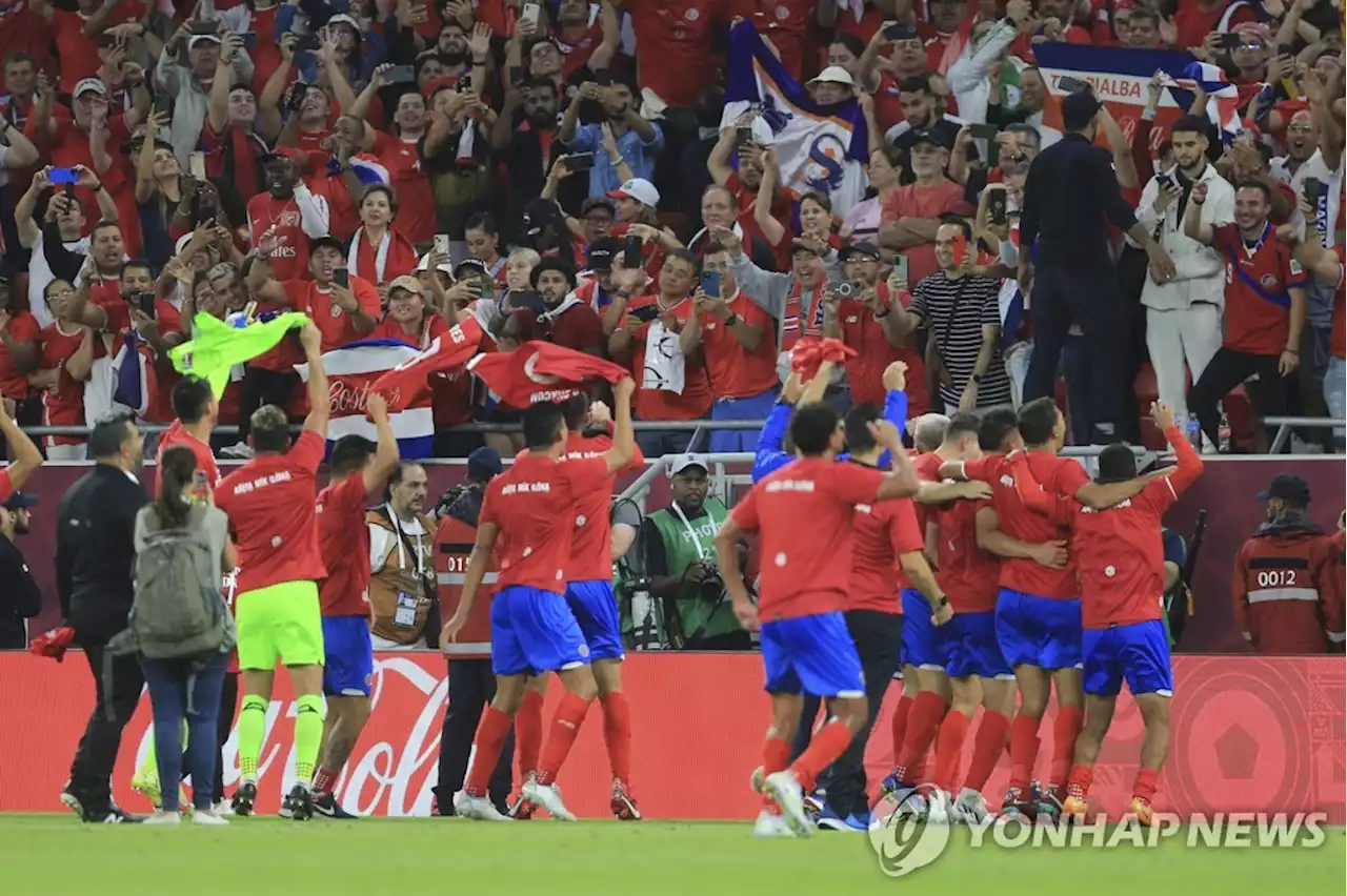 코스타리카, 뉴질랜드 1-0 꺾고 카타르WC 본선행 막차 탑승 | 연합뉴스