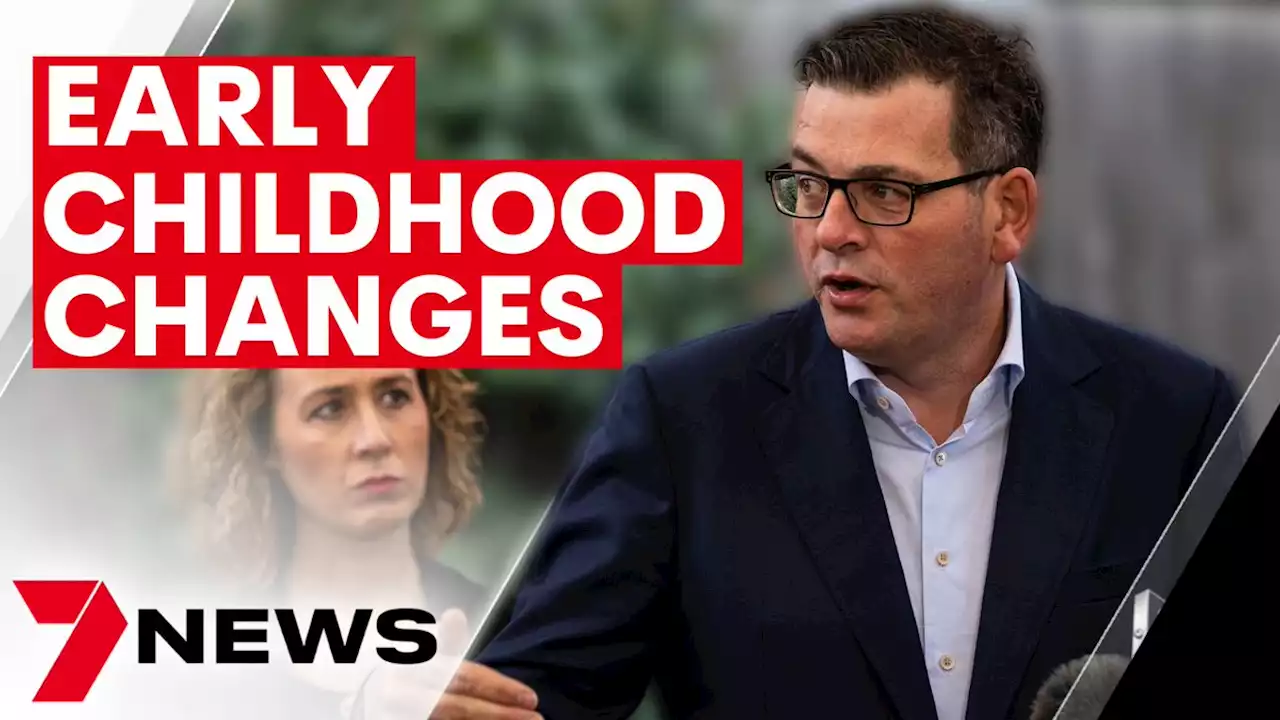 Premier Daniel Andrews speaking on the early education announcement | 7NEWS