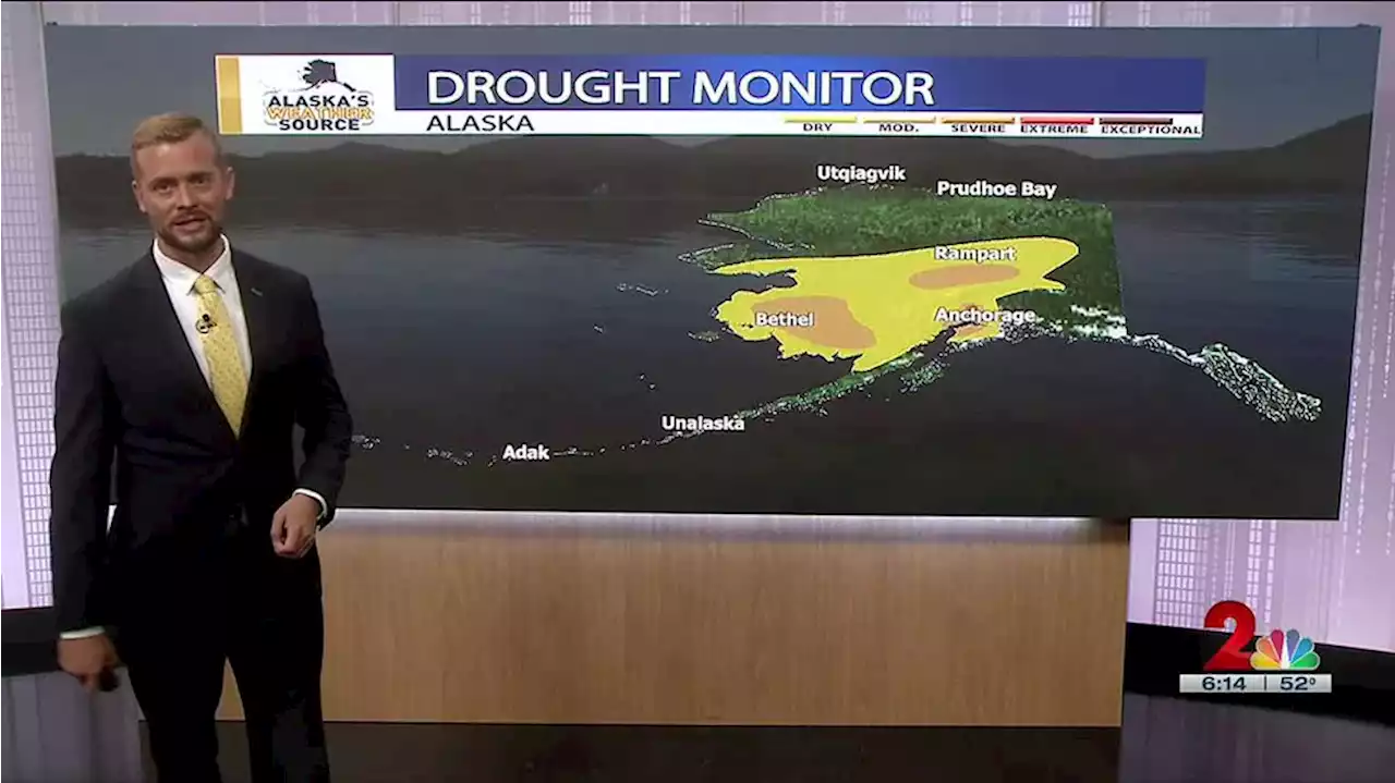 A severe drought has returned to Alaska for the first time since 2019