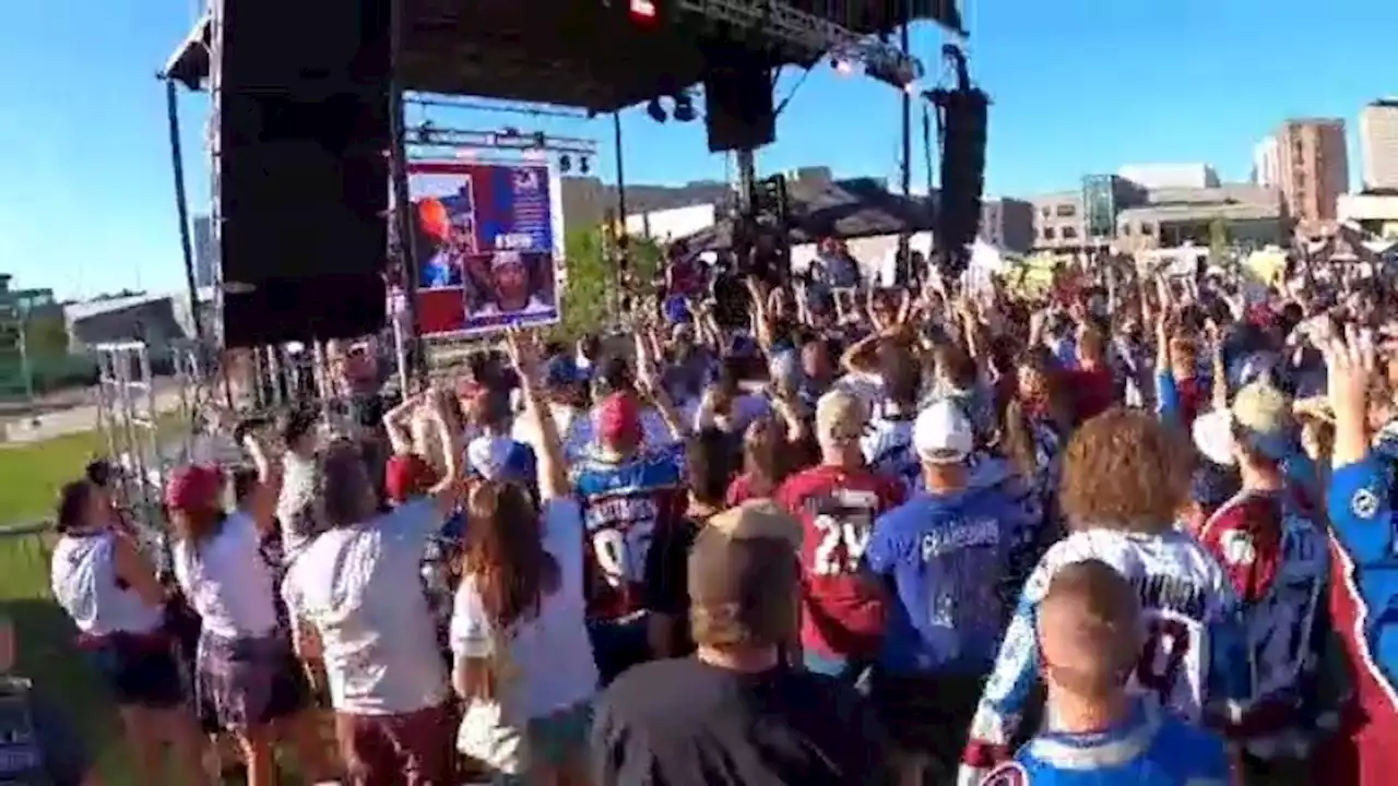 Safety, Security Top Of Mind As Crowds Of Avalanche Fans Gather Downtown During Stanley Cup Final