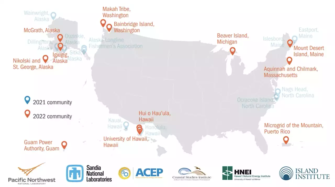 US DOE to Support Clean Energy Transition in 12 Remote & Island Communities