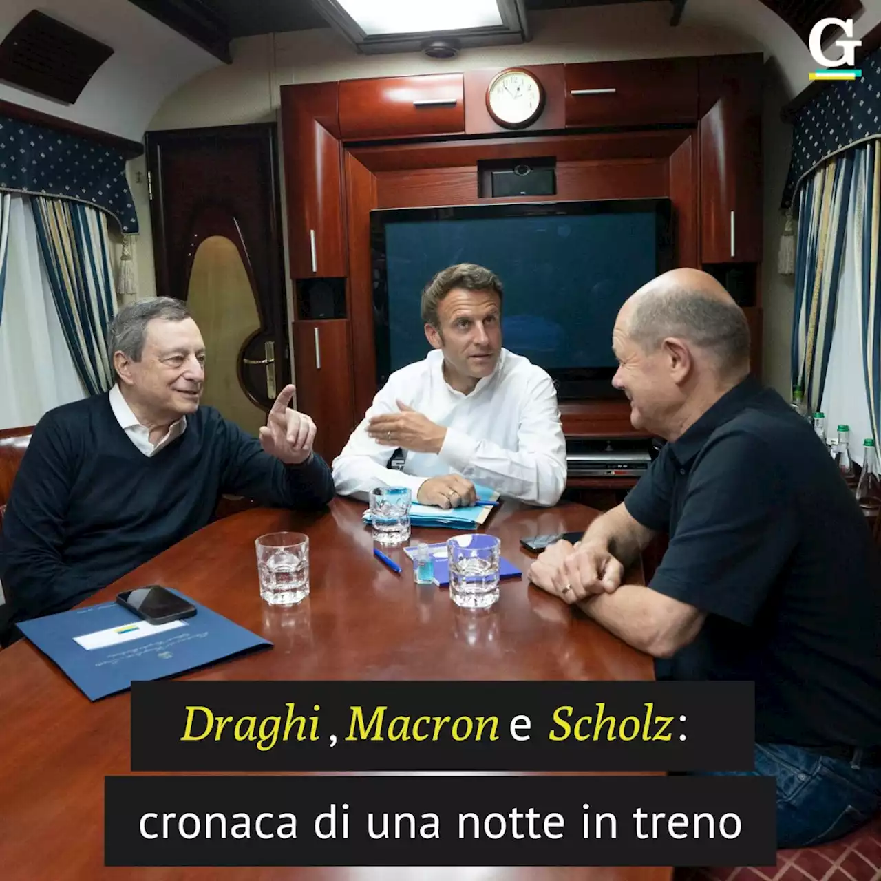 Cronaca di una notte in treno con Draghi, Macron e Scholz