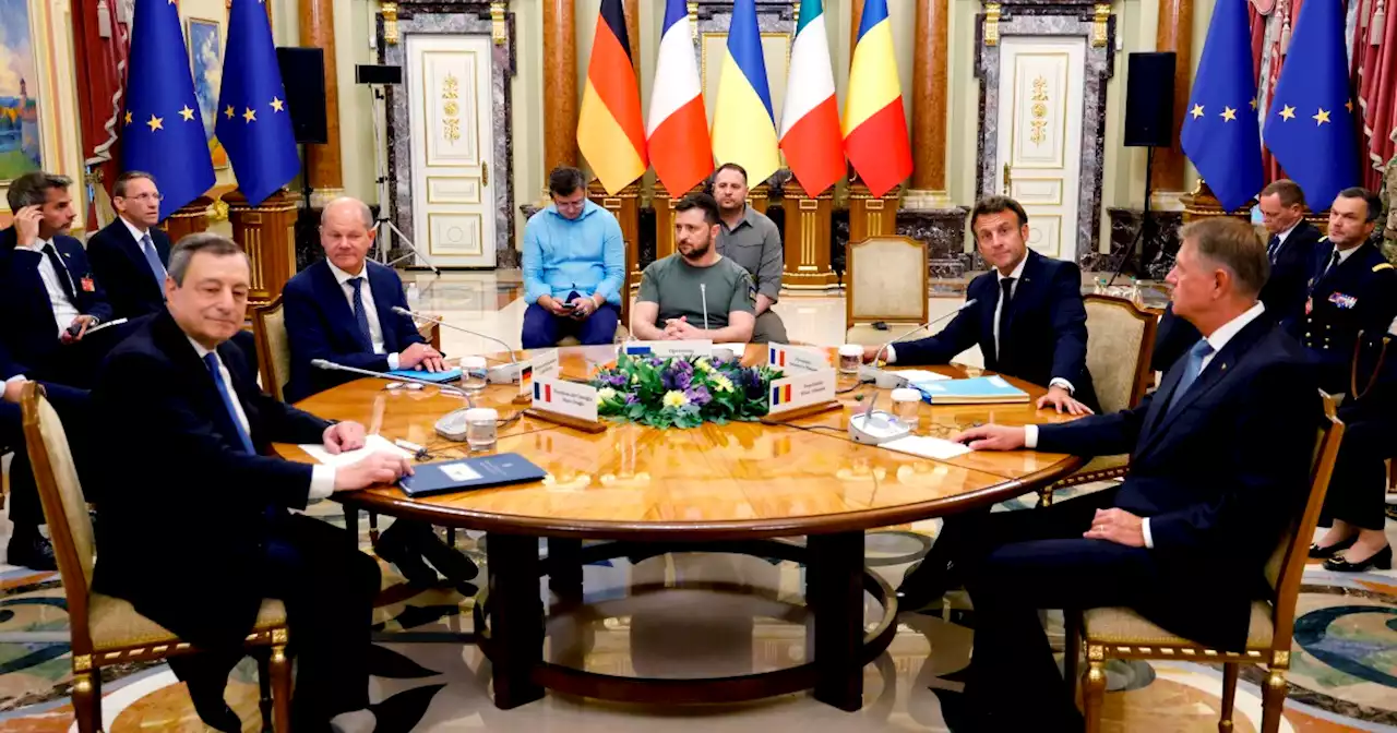 Ukraine's Zelenskyy hosts European leaders, welcomes more U.S. weapons