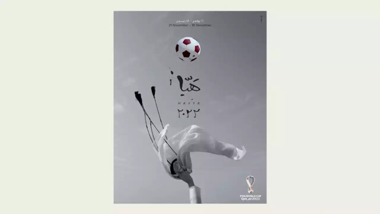 Mundial de Qatar 2022: presentaron el póster oficial