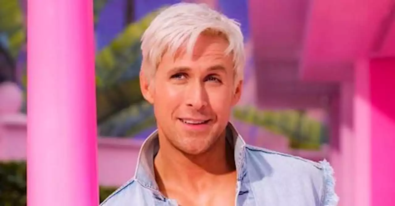 Ryan Gosling sports blond hair and ripped abs in dramatic Ken transformation