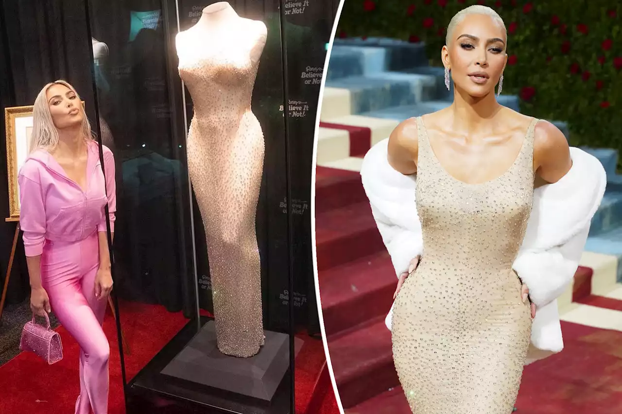 Kim Kardashian did not damage Marilyn Monroe’s dress, Ripley’s says