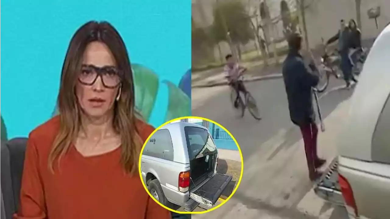 Robaron en vivo al móvil de Cortá por Lozano y Verónica Lozano apuntó enojada a las autoridades: '¿Para qué carajos están ahí?'