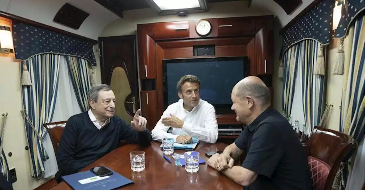 Ucraina: Draghi, Macron e Scholz arrivati in treno a Kiev per incontrare Zelensky