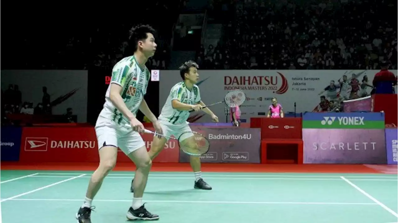 Tekanan Tinggi Bikin Kevin/Marcus Gagal Hattrick Gelar Indonesia Open