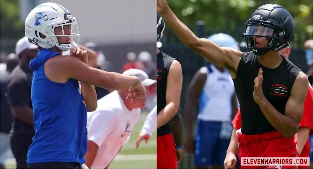 Ryan Montgomery, Tavien St. Clair Emerging As Two Potential In-State Quarterback Options for Ohio State in 2025 Recruiting Class