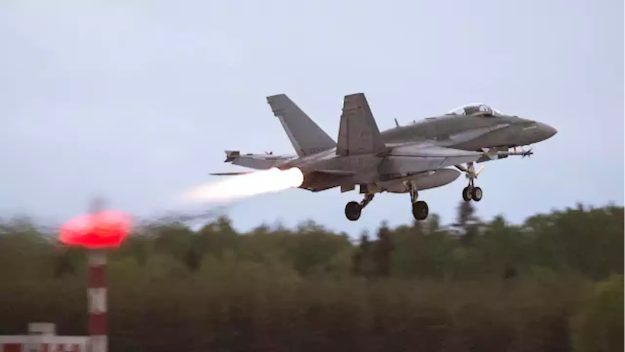 Refugee advocates worried about impact of fighter jet flyby at football game | CBC News