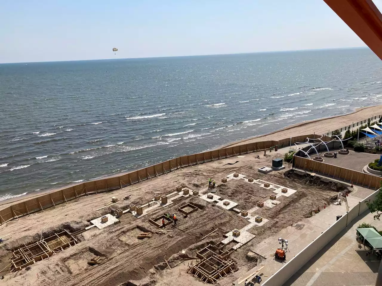 What’s Cedar Point building on the former Wicked Twister site? Signs point to new food venue