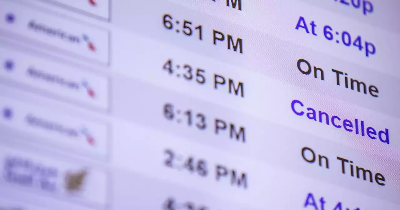 Canceled flights cause a bad travel day across the U.S.