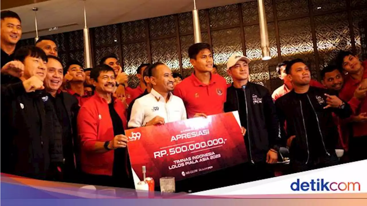 Indonesia Lolos ke Piala Asia 2023, Juragan 99 Beri Bonus Rp 500 Juta