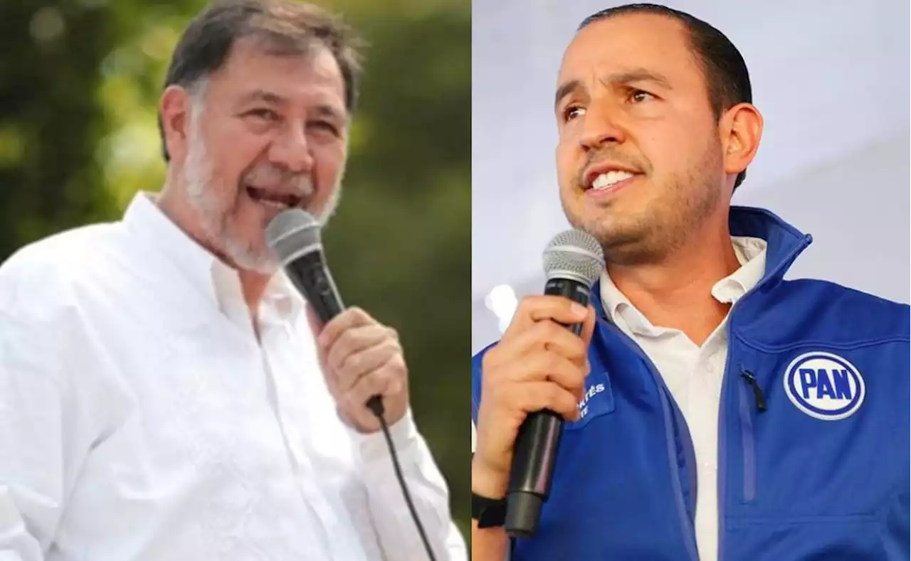 Fernández Noroña responde a Marko Cortés por quejarse del AICM: 'Pues usen el AIFA, cretino'