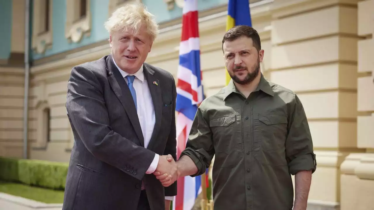 Boris Johnson makes second surprise visit to Ukraine