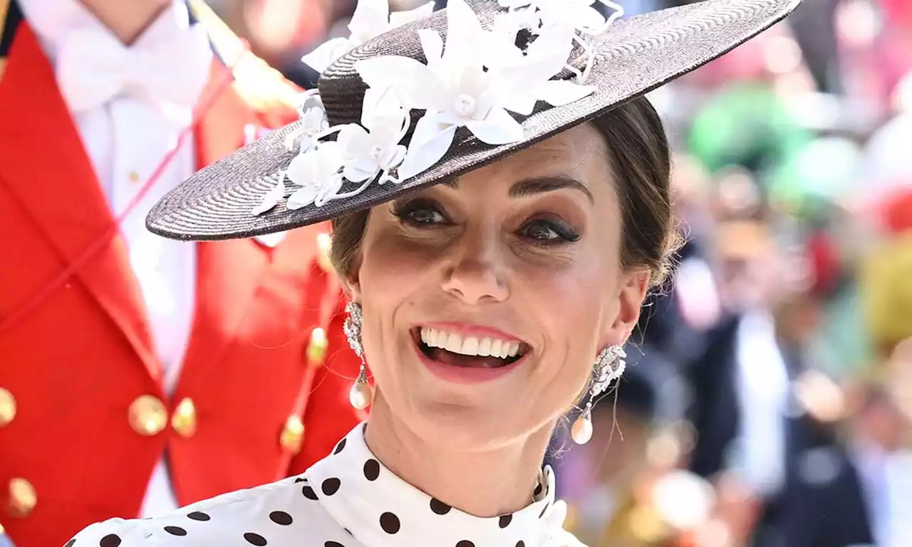 Kate Middleton is a vision of summer in polka dot dress for Royal Ascot