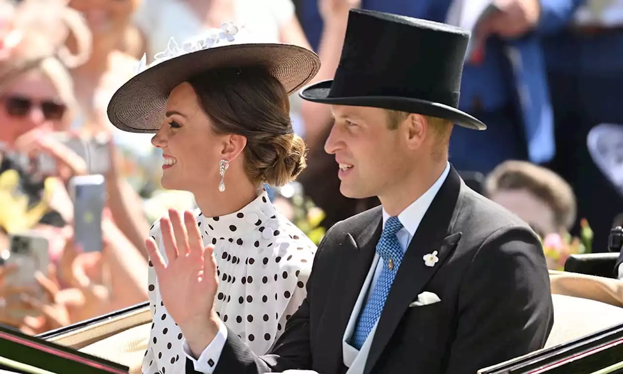 Prince William and Kate Middleton make a surprise appearance at Royal Ascot