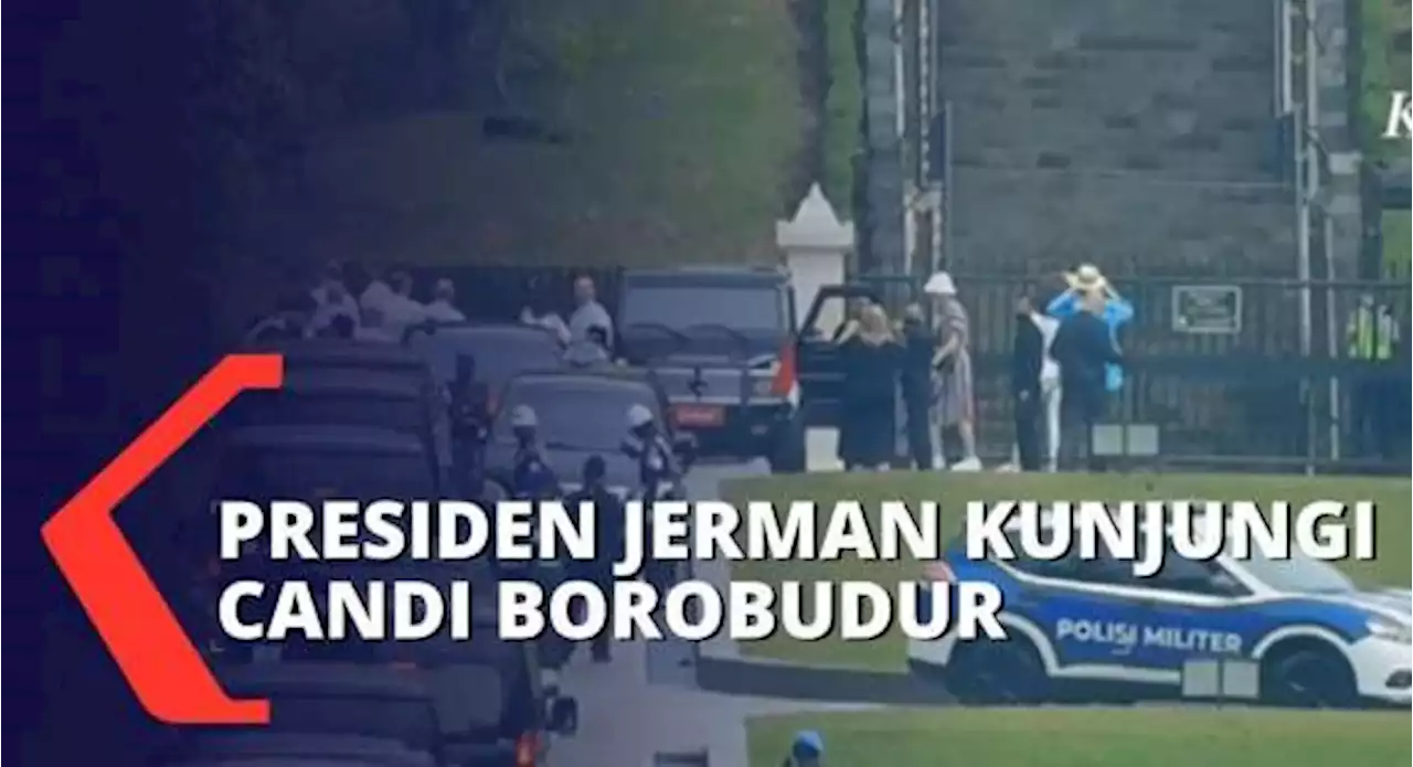 Berkunjung ke Candi Borobudur, Presiden Jerman Takjub dengan Kemegahan Candi