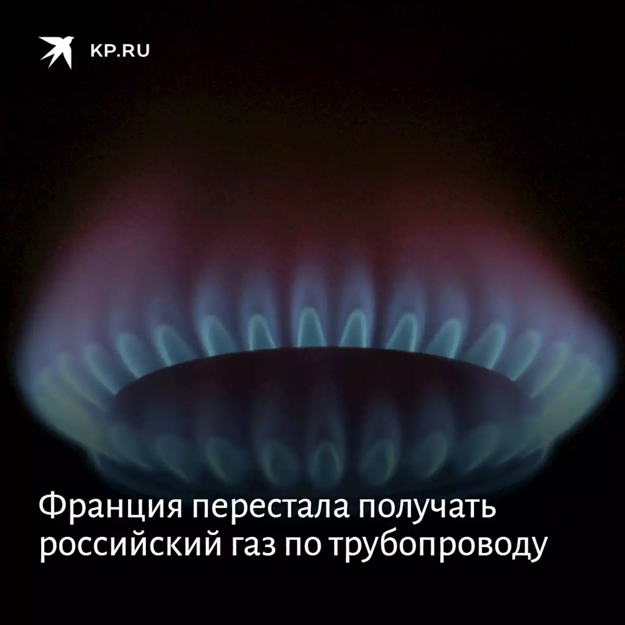 Франция перестала получать российский газ по трубопроводу