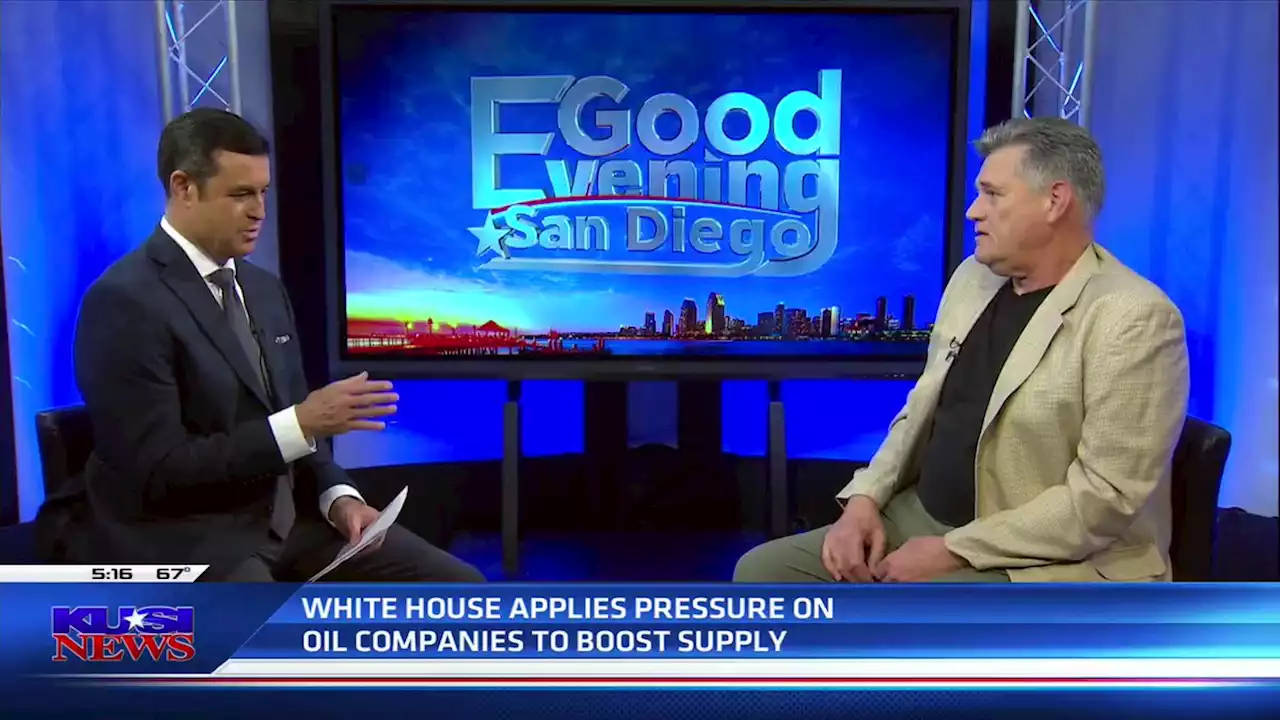 Biden points fingers at the oil companies for record high prices -