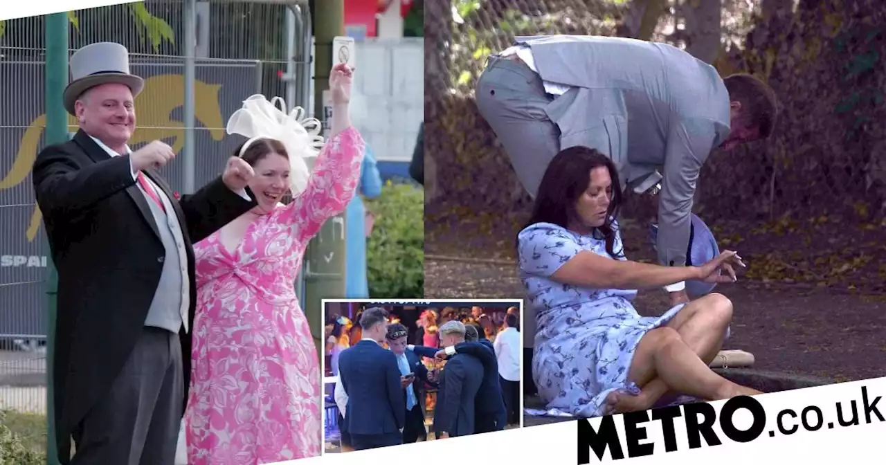 The heat got a bit too much for some people at Royal Ascot