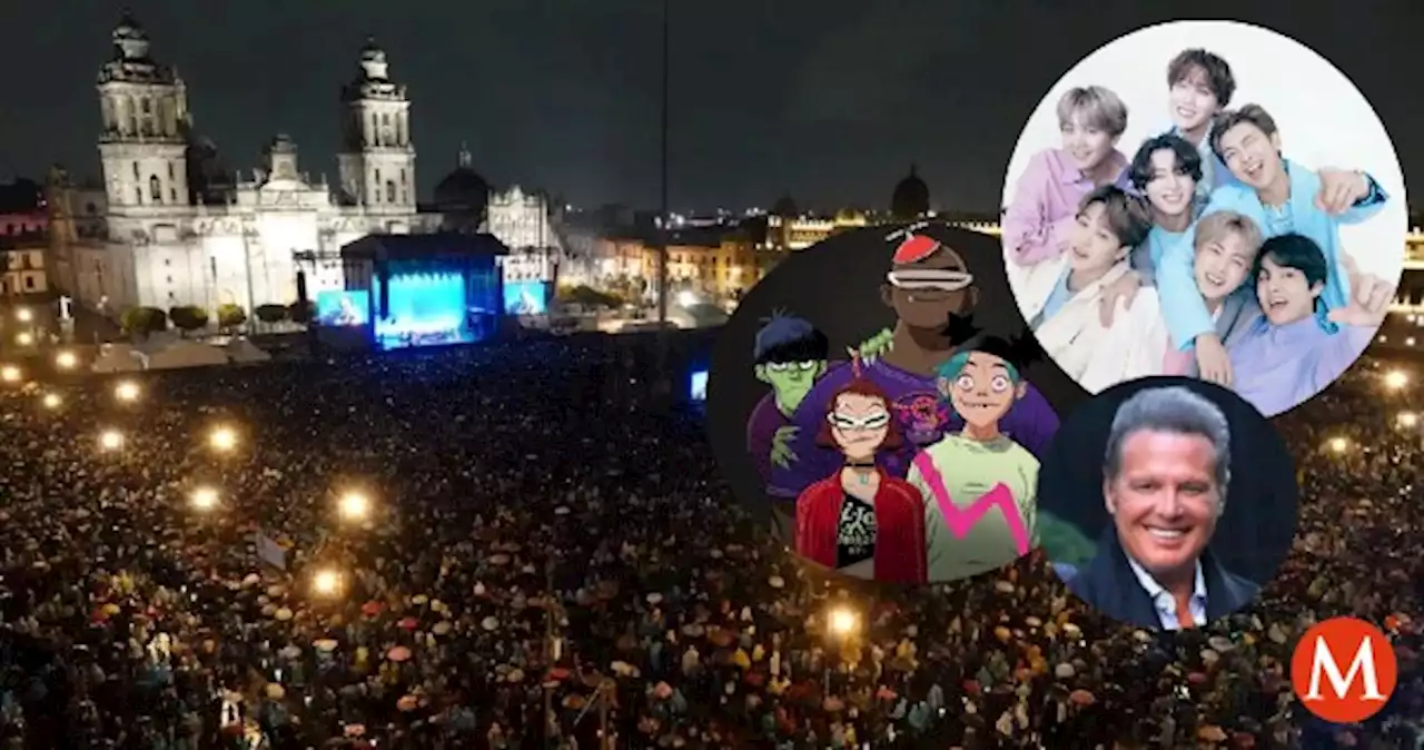 CdMx pregunta en Facebook opciones para próximo concierto en Zócalo