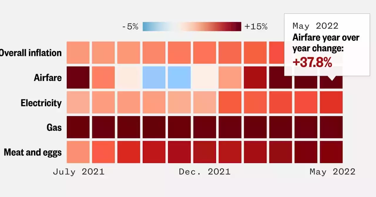 Inflation in America: Track where prices are rising