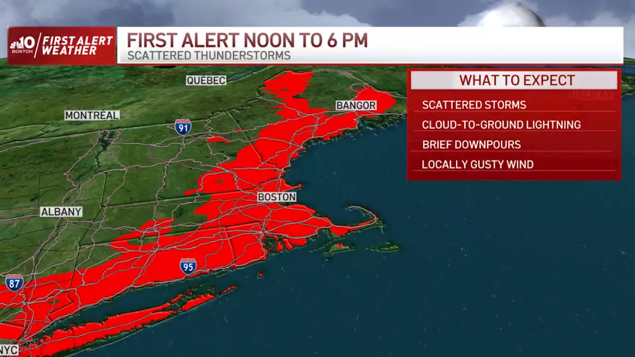 FIRST ALERT: Thunderstorms Roll Into New England, Could Affect Golf at US Open