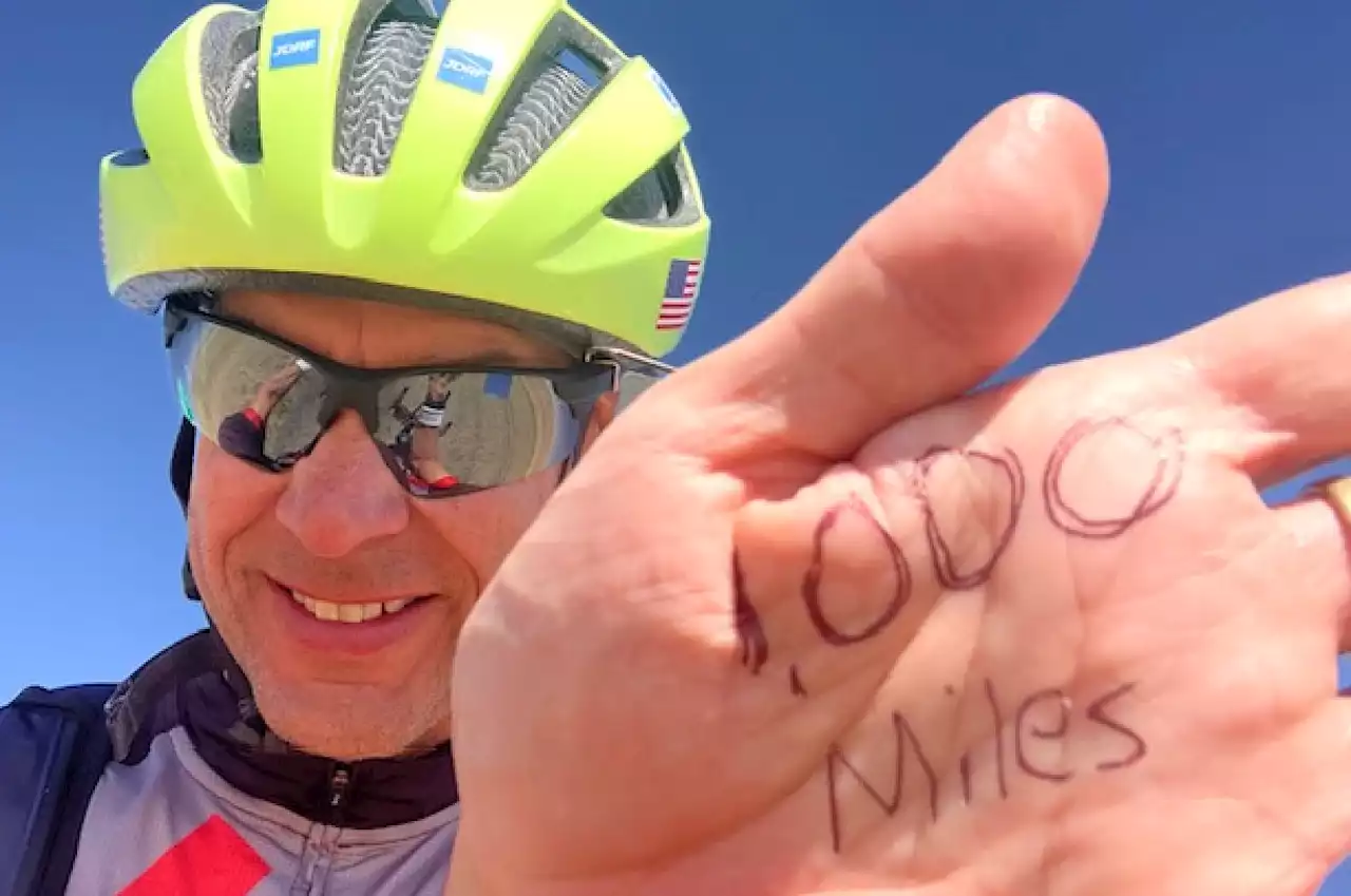 Dad’s epic 3,300-mile bike ride across the U.S. to end at the Jersey Shore