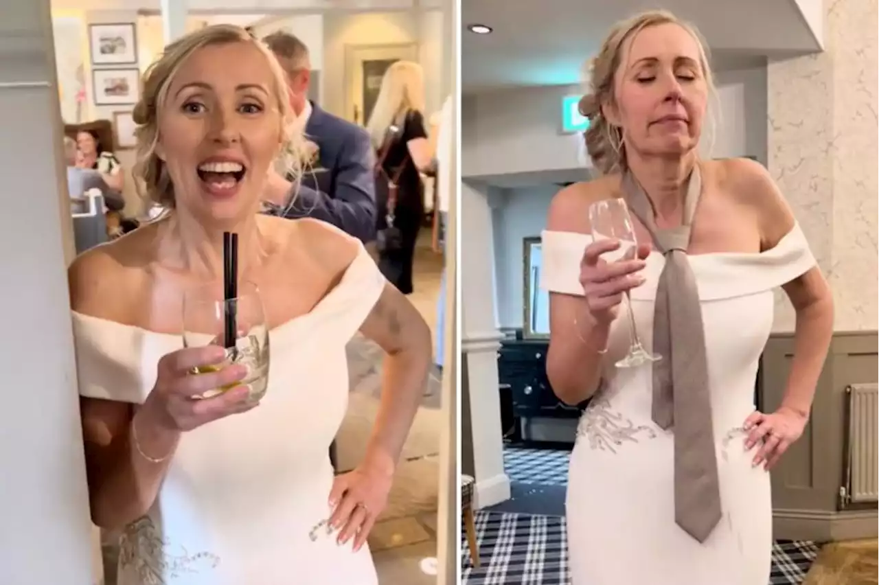 Wedding party reveals ‘First vs. Last’ drinks in hilariously sloppy video