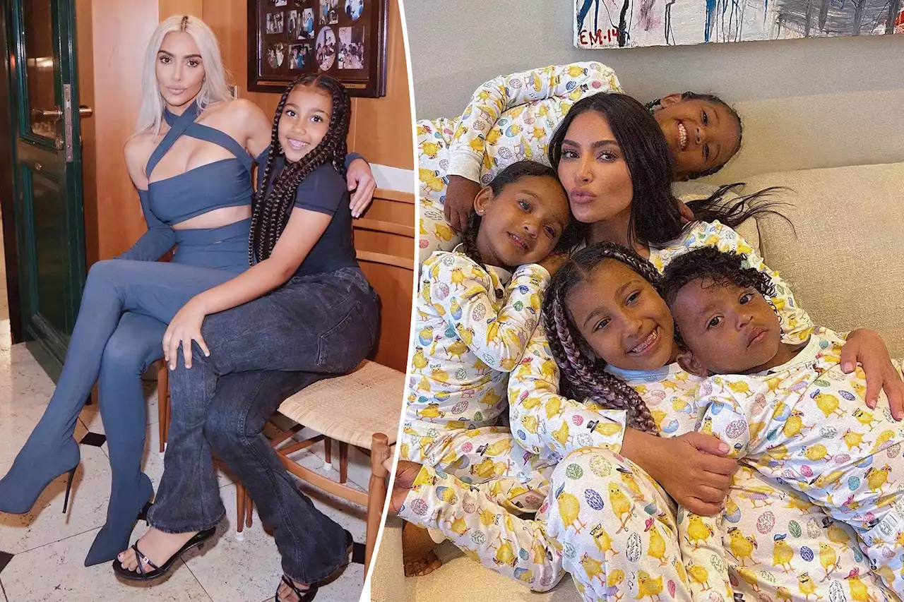 Kim Kardashian’s Christmas card pics ‘unusable’ due to North’s middle finger